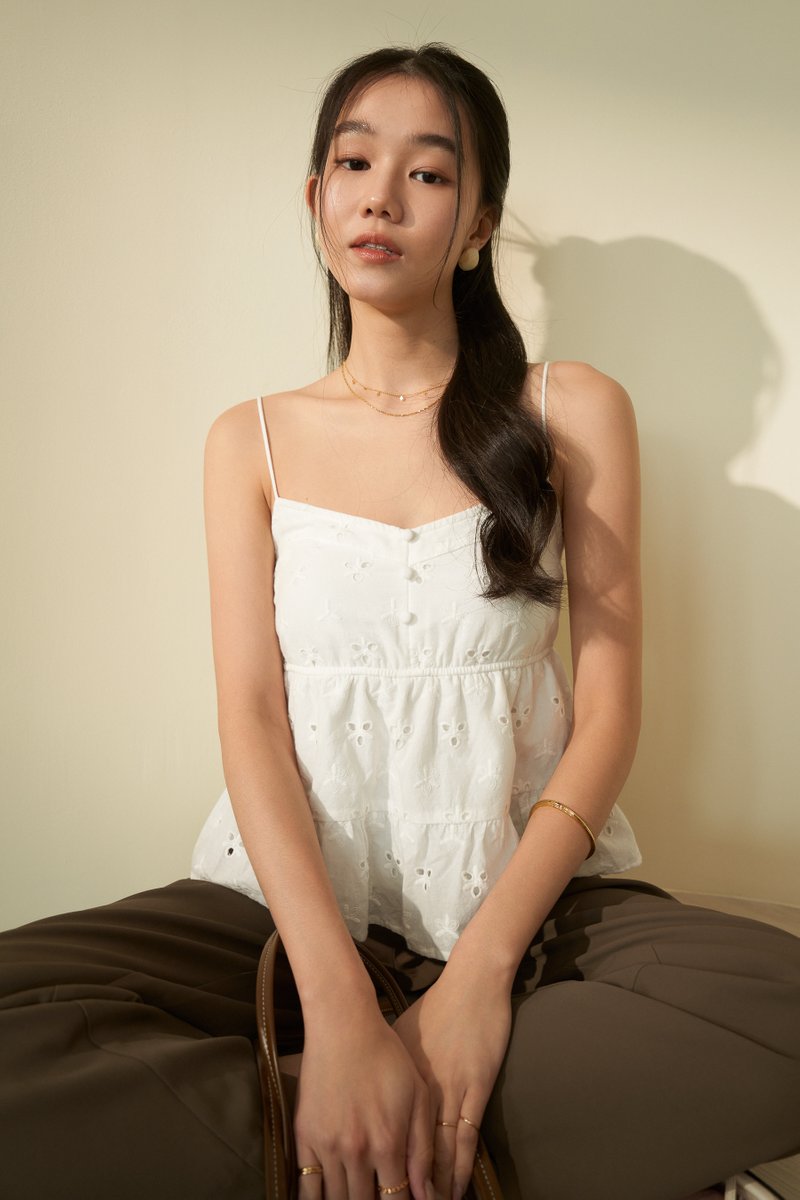 Willow Eyelet Top