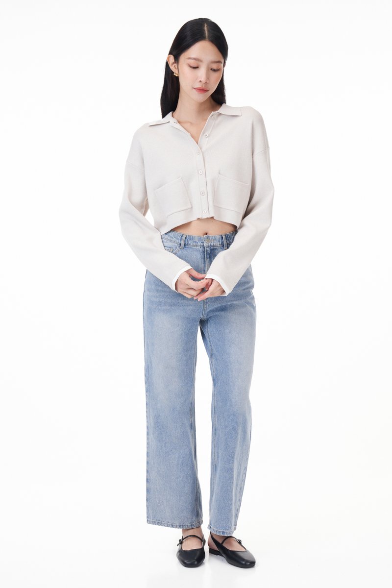 Soren Button Knit Cardigan Top