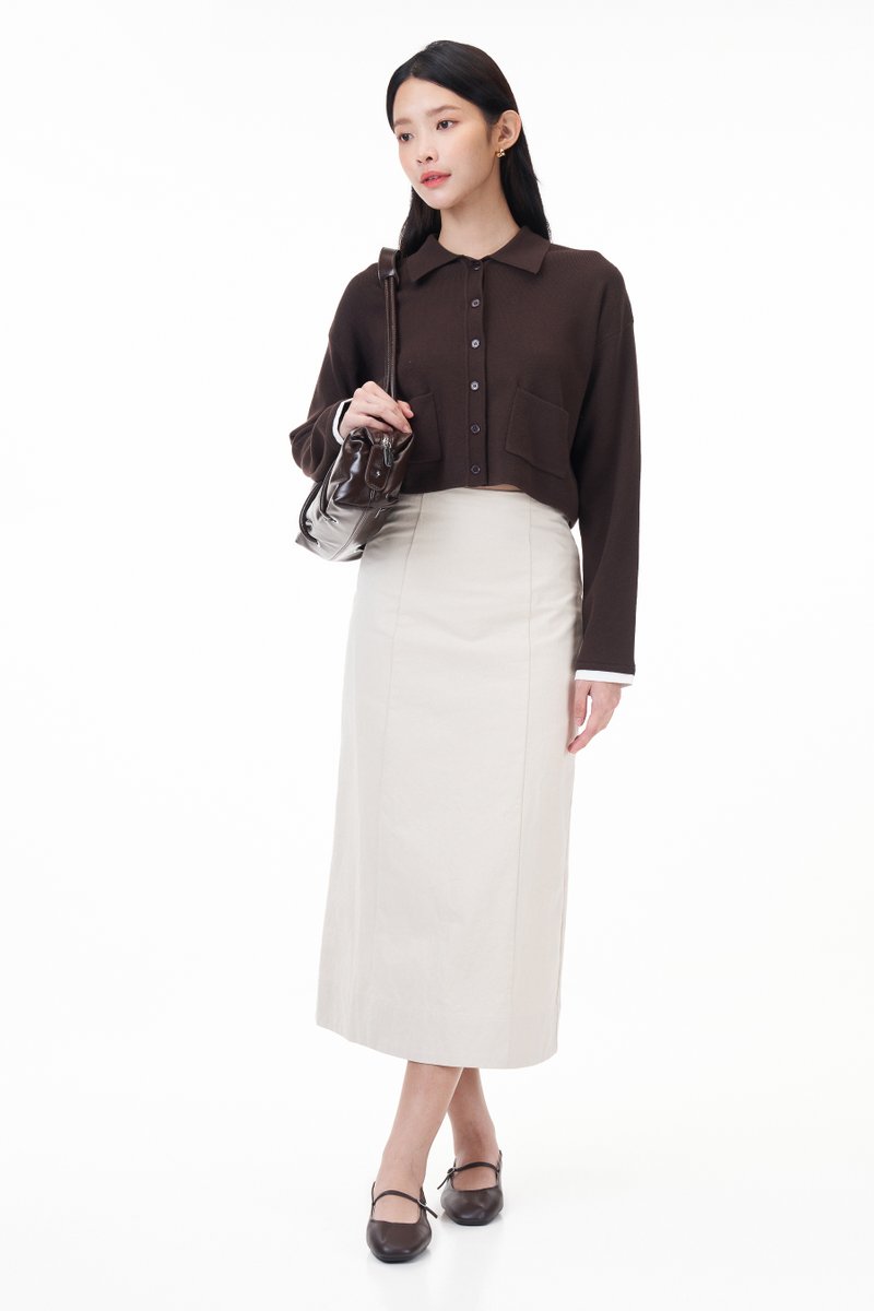 Soren Button Knit Cardigan Top