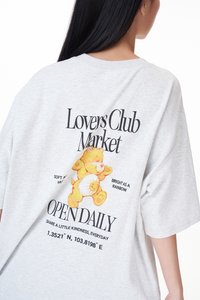 Lovers Club Market Oversized Tee
