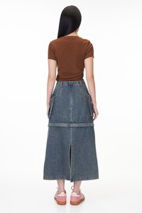 TCL Classic Multi-way Denim Skorts / Midi Skirt