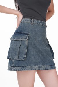 TCL Classic Multi-way Denim Skorts / Midi Skirt
