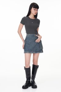 TCL Classic Multi-way Denim Skorts / Midi Skirt