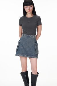 TCL Classic Multi-way Denim Skorts / Midi Skirt