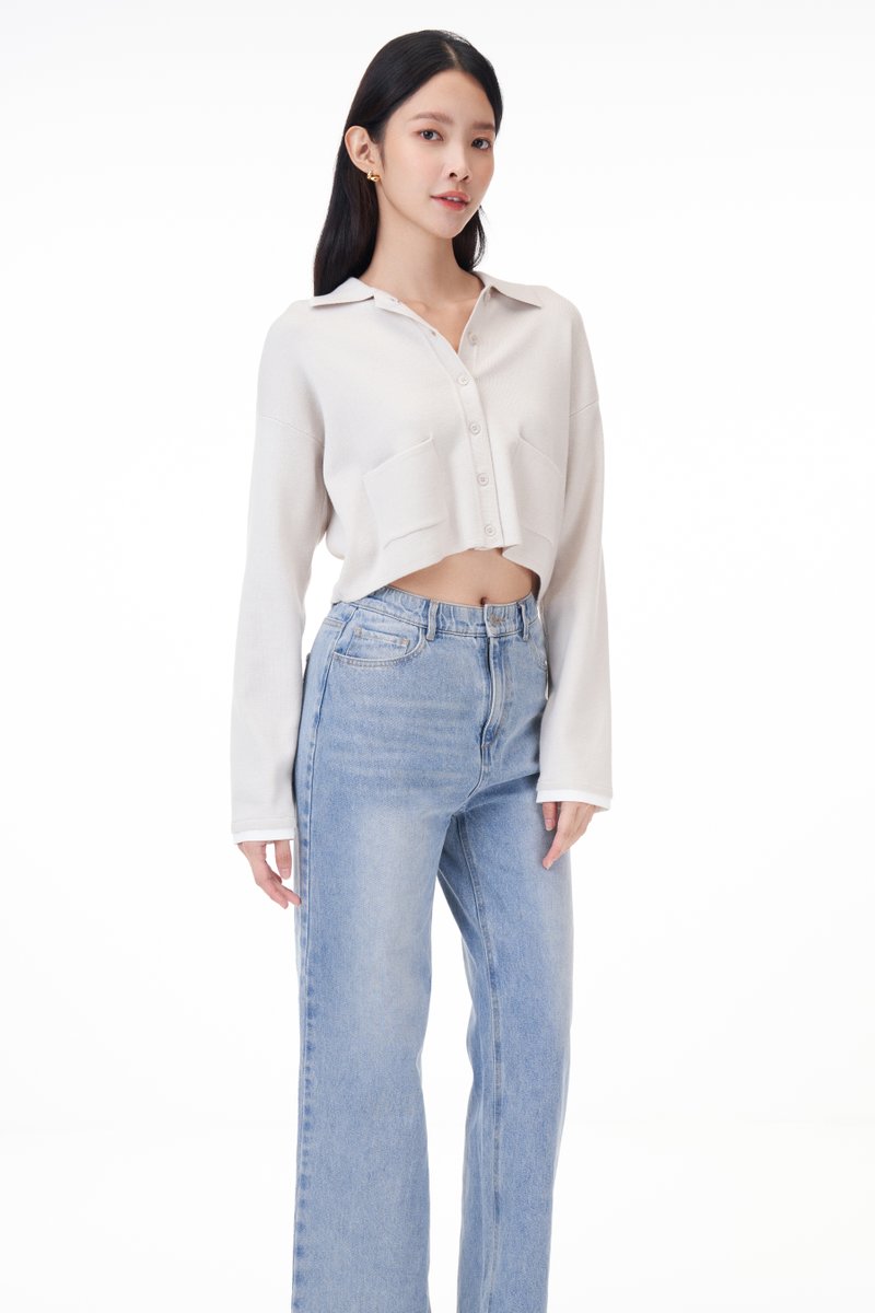 Soren Button Knit Cardigan Top