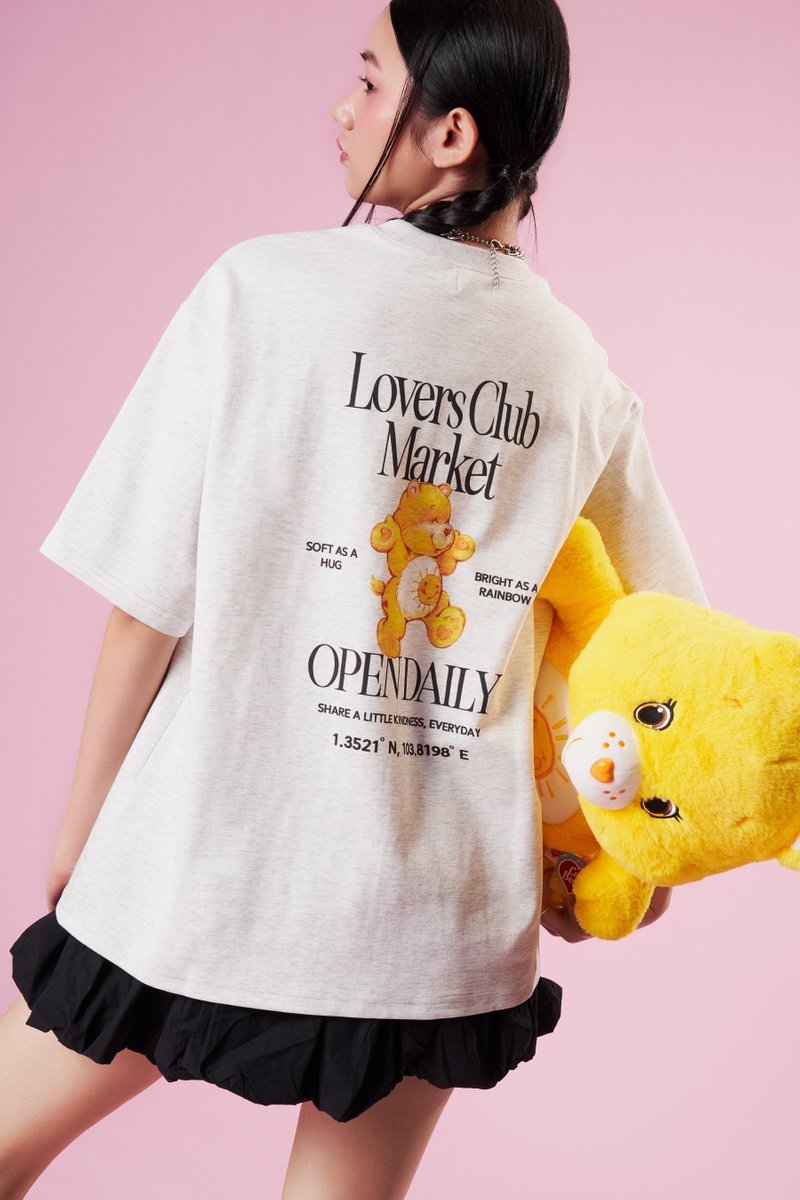 Lovers Club Market Oversized Tee