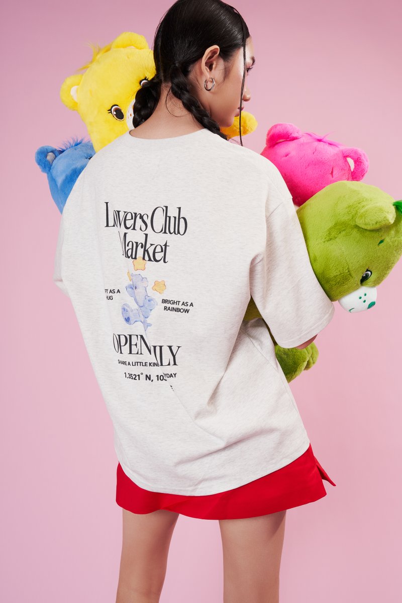 Lovers Club Market Oversized Tee
