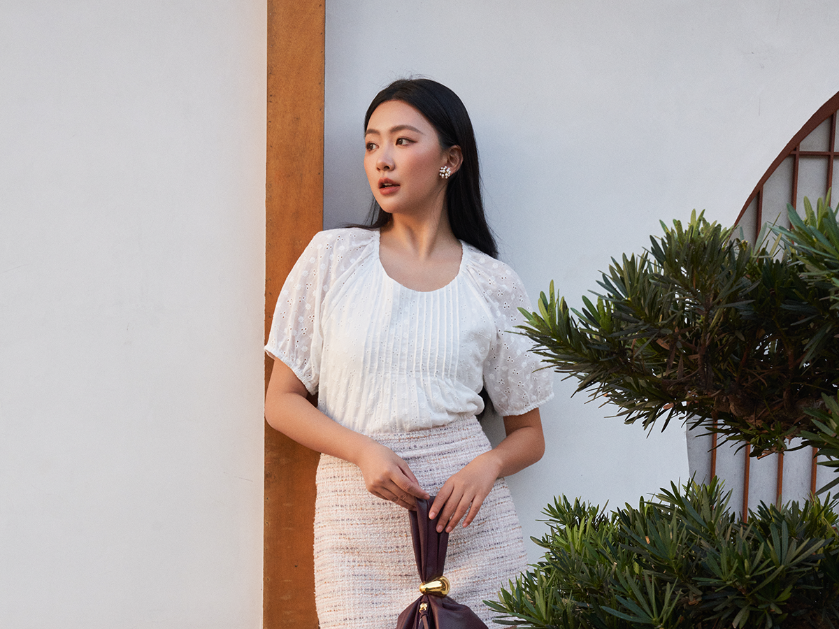 Elicia Eyelet Top