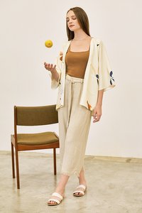 Brea Knitted Top in Coffee