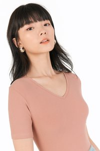 Raylia Two Way Bodysuit in Pink