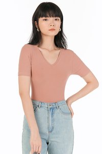 Raylia Two Way Bodysuit in Pink