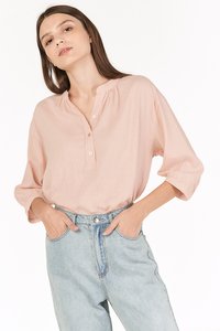 Carlos Buttoned Top in Pink