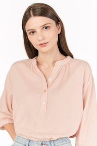 Carlos Buttoned Top in Pink