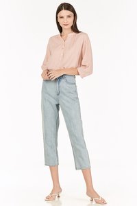 Carlos Buttoned Top in Pink