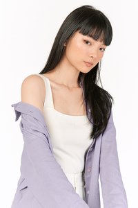 Brea Knitted Top in White