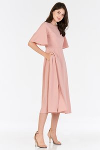 Tammi Midi Dress in Pink