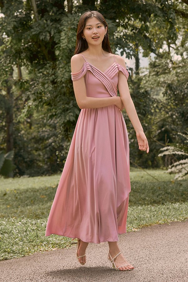 Eva Maxi Dress in Pink