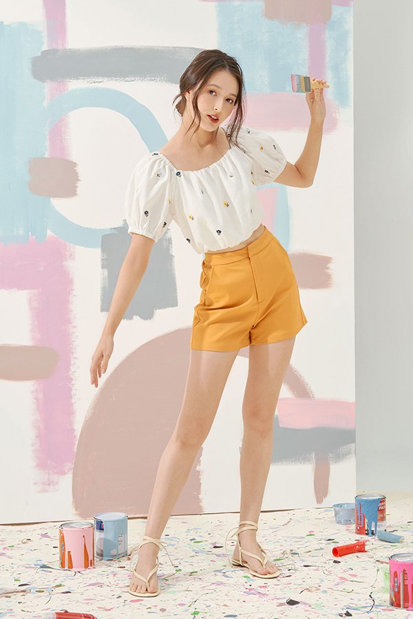 Ally Shorts in Marigold