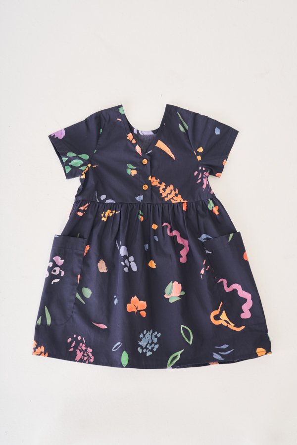 Kids' Lauren Two Way Dress in Days Together Navy Print