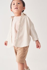 Kids' Cooper Linen Shirt in Moonbeam