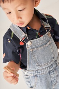 Kids' Glen Shirt in Days Together Navy Print