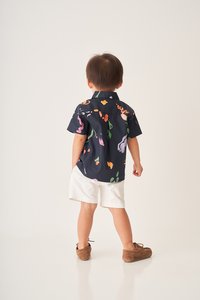 Kids' Glen Shirt in Days Together Navy Print