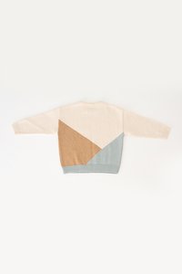 Kids' Julien Colourblock Pullover in Mocha