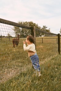 Kids' Julien Colourblock Pullover in Mocha