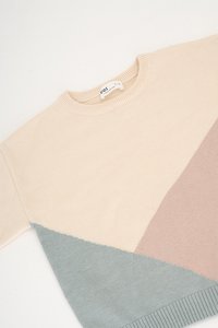 Kids' Julien Colourblock Pullover in Pink