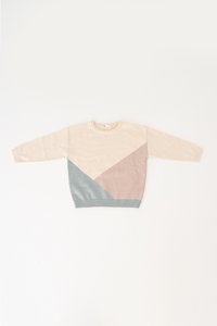 Kids' Julien Colourblock Pullover in Pink