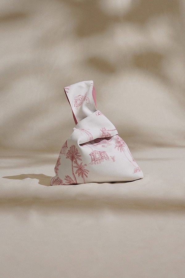 *Special* Angular Reversible Huat Bao Bao in Island Stories Pink Print