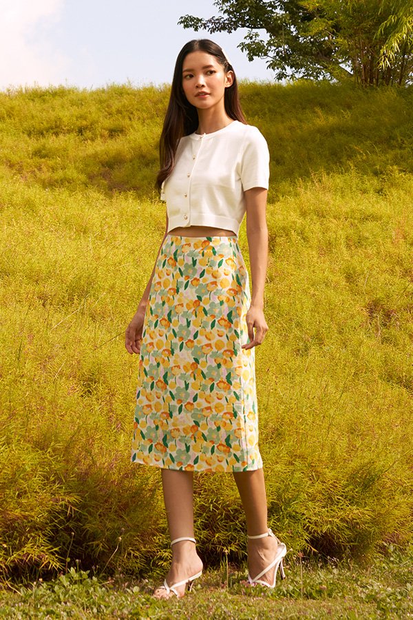 Peony Midi Skirt The Closet Lover