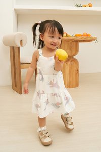 Kids' Adora Sleeveless Dress in Reunion White Print