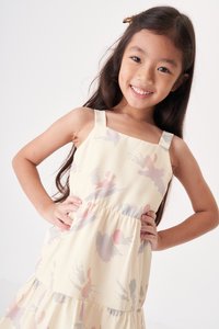 Kids' Adora Sleeveless Dress in Reunion Cream Print