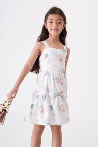 Kids' Adora Sleeveless Dress in Reunion White Print