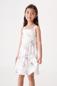 Kids' Adora Sleeveless Dress in Reunion White Print