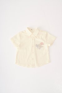 Kids' Evan Shirt in Reunion Cream Print