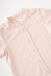 Kids' Oliver Mandarin Collar Shirt in Pink