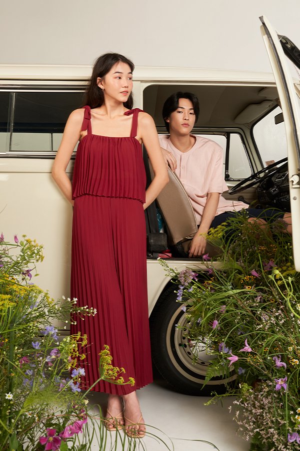 Judie Pleated Top
