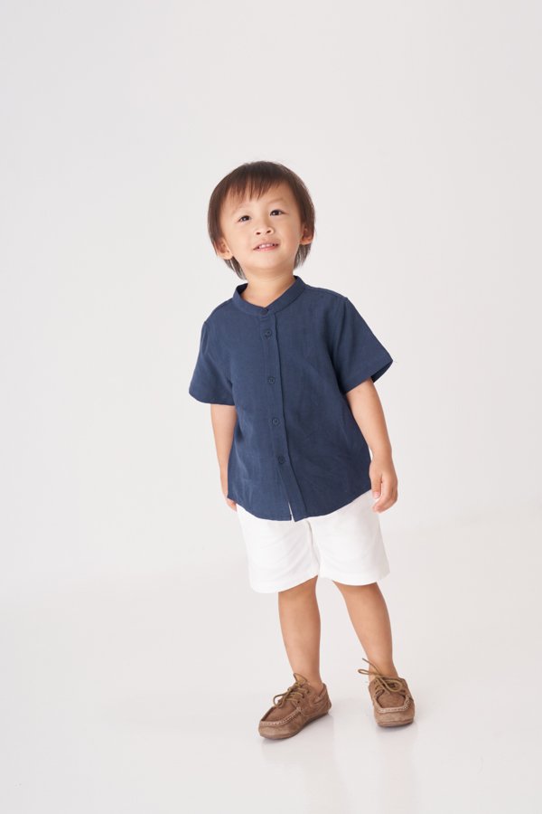 Kids' Oliver Mandarin Collar Shirt